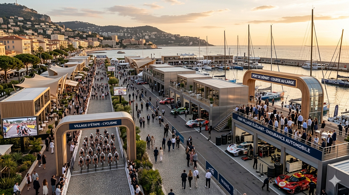 Village cycliste sportif virtuel